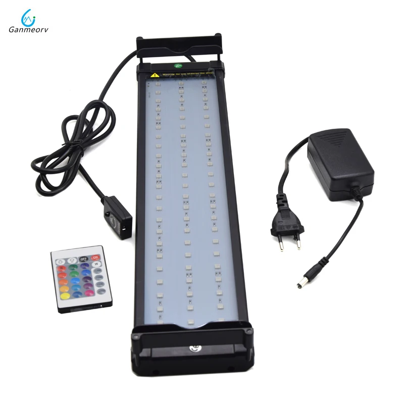 11W Color Changing lamp Aquarium LED Lighting for Fish Tank 50~75cm RGB LED light for aquarium Dimmable Remote Controller
11W Color Changing lamp Aquarium LED Lighting for Fish Tank 50~75cm RGB LED light for aquarium Dimmable Remote Controller