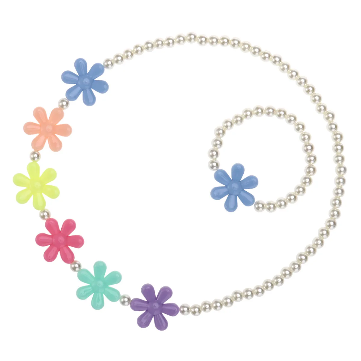 Fashion Girls Beaded Necklace Bracelet Lovely Children Snowflake Beads Jewelry Set for Kids Jewelry (Random Flower Color)
Fashion Girls Beaded Necklace Bracelet Lovely Children Snowflake Beads Jewelry Set for Kids Jewelry (Random Flower Color)