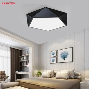 Ultrathin Modern LED ceiling lights simple home deco fixtures Bedroom dining living room iron black white pentagon ceiling lamp
Ultrathin Modern LED ceiling lights simple home deco fixtures Bedroom dining living room iron black white pentagon ceiling lamp
