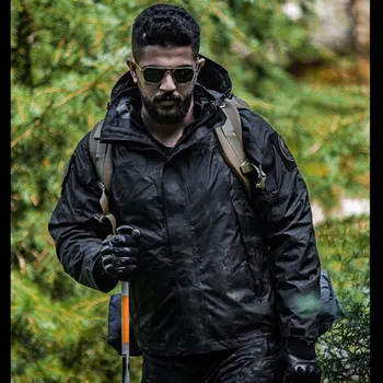 Outdoor Waterproof Soft Shell Fleece Jacket Hunting Windbreaker ski Warm Coat Hiking Rain Camping Fishing Tactical Clothing Men
Outdoor Waterproof Soft Shell Fleece Jacket Hunting Windbreaker ski Warm Coat Hiking Rain Camping Fishing Tactical Clothing Men
