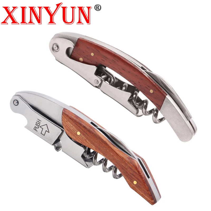XINYUN Multifunction Wood Handle Professional Wine Opener Portable Screw Corkscrew Wine Bottle Opener Wine Tools
XINYUN Multifunction Wood Handle Professional Wine Opener Portable Screw Corkscrew Wine Bottle Opener Wine Tools