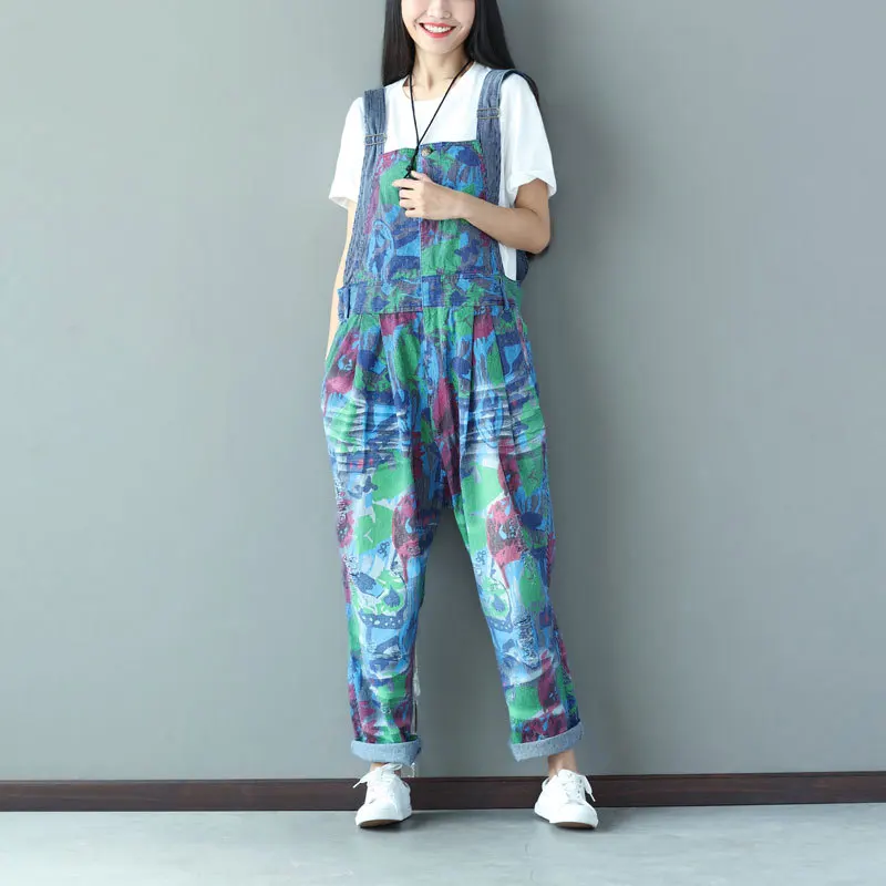 Fashion Rompers Womens Jumpsuit Plus Size Denim Overalls Full Length Jean Overalls for Women
Fashion Rompers Womens Jumpsuit Plus Size Denim Overalls Full Length Jean Overalls for Women