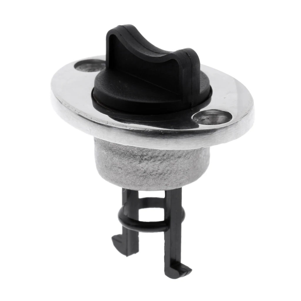 Self Retaining 1'' Boat Drain Bung Socket Captive Plug for Kayak Raft Yacht