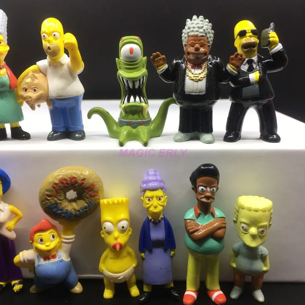 10pcs Different Small Simpsons Family figures Homer Marge Bart Lisa Maggie Building pvc modelToys Action Figures 5cm
10pcs Different Small Simpsons Family figures Homer Marge Bart Lisa Maggie Building pvc modelToys Action Figures 5cm