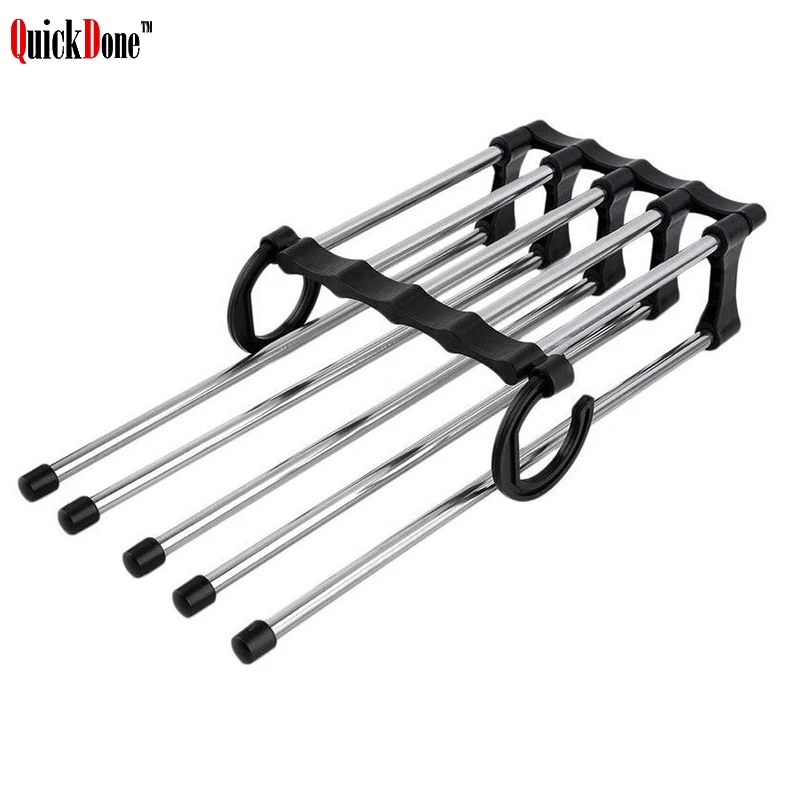 QuickDone Magic Adjustable Dual Hooks 5 Ways Clothes Hanger Multifunctional Drying Rack Wardrobe Pants Organizer Holder NDK0243
QuickDone Magic Adjustable Dual Hooks 5 Ways Clothes Hanger Multifunctional Drying Rack Wardrobe Pants Organizer Holder NDK0243