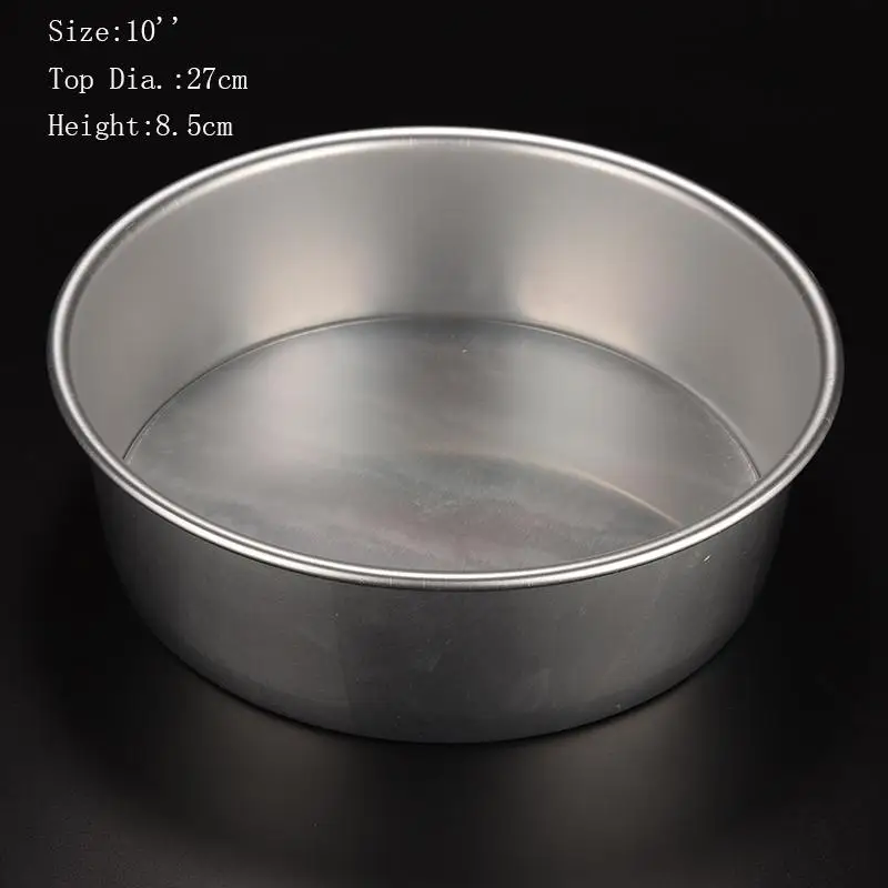 Sizes Nonstick Bottom Pan Bakeware Round Cake Baking Mould  10 inch New Aluminum Alloy Cake Mold One for sale
