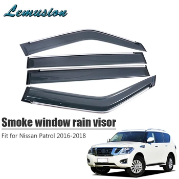 High Quality 4pcs Smoke Window Rain Visor For Nissan Patrol 2016 2017 2018 Styling ABS Vent Sun Deflectors Guard Car Accessories
High Quality 4pcs Smoke Window Rain Visor For Nissan Patrol 2016 2017 2018 Styling ABS Vent Sun Deflectors Guard Car Accessories