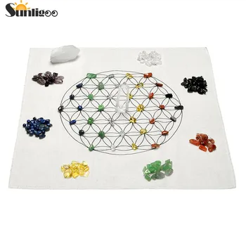 Sunligoo Chakra Crystal Healing Grids Kit / Includes Grids Altar Cloth 7 Chakra Assorted Chips Stones Clear Crystal Quartz Point
Sunligoo Chakra Crystal Healing Grids Kit / Includes Grids Altar Cloth 7 Chakra Assorted Chips Stones Clear Crystal Quartz Point