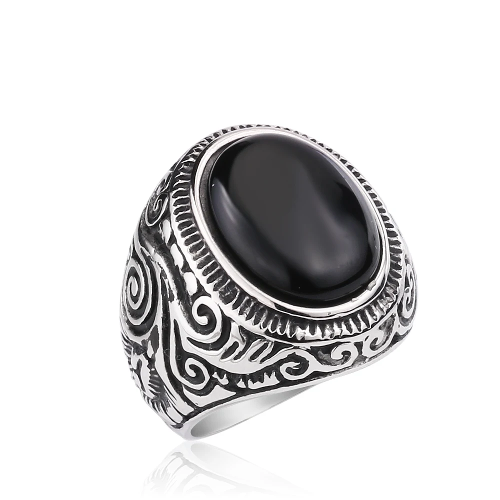Europe Jewelry Natural Oval Opal Green Stone Ring Stainless Steel Vintage Nobel For Woman Man
Europe Jewelry Natural Oval Opal Green Stone Ring Stainless Steel Vintage Nobel For Woman Man