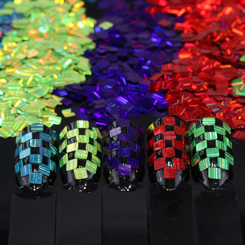 12jars/set Laser Nail Glitter Confetti square Sequins Acrylic Holographic Flakes 3D UV Gel polish nail Tips Nail Art Decoration
12jars/set Laser Nail Glitter Confetti square Sequins Acrylic Holographic Flakes 3D UV Gel polish nail Tips Nail Art Decoration