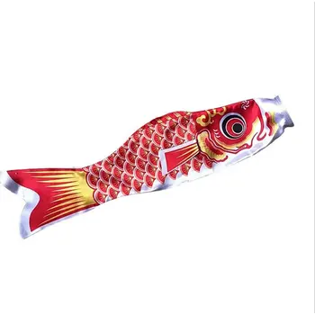

New 55cm Koi Nobori Waterproof Japanese Carp Windsock Streamer Hanging Colorful Fish Flag Decor Kite Koinobori For Children Kids