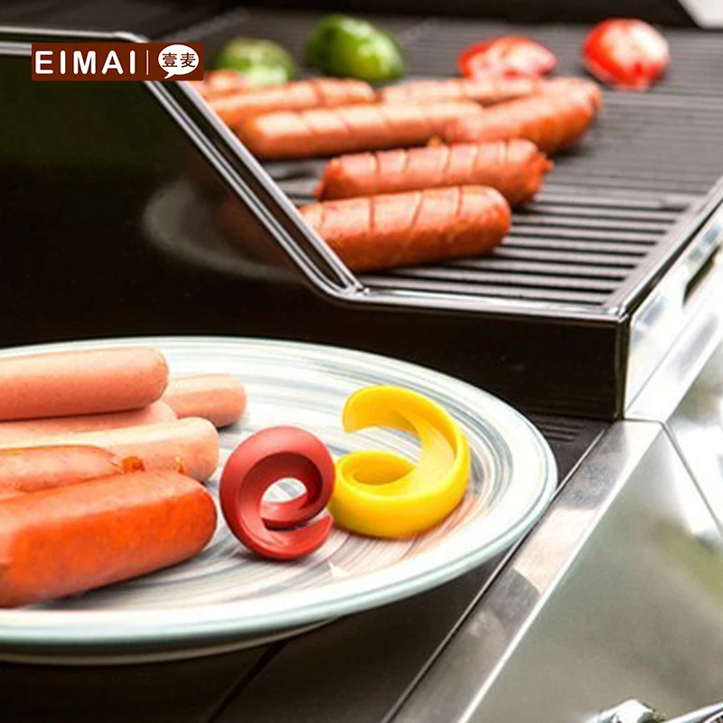 EIMAI кухонные инструменты для барбекю ломтик горячей Собаки Пластиковый
