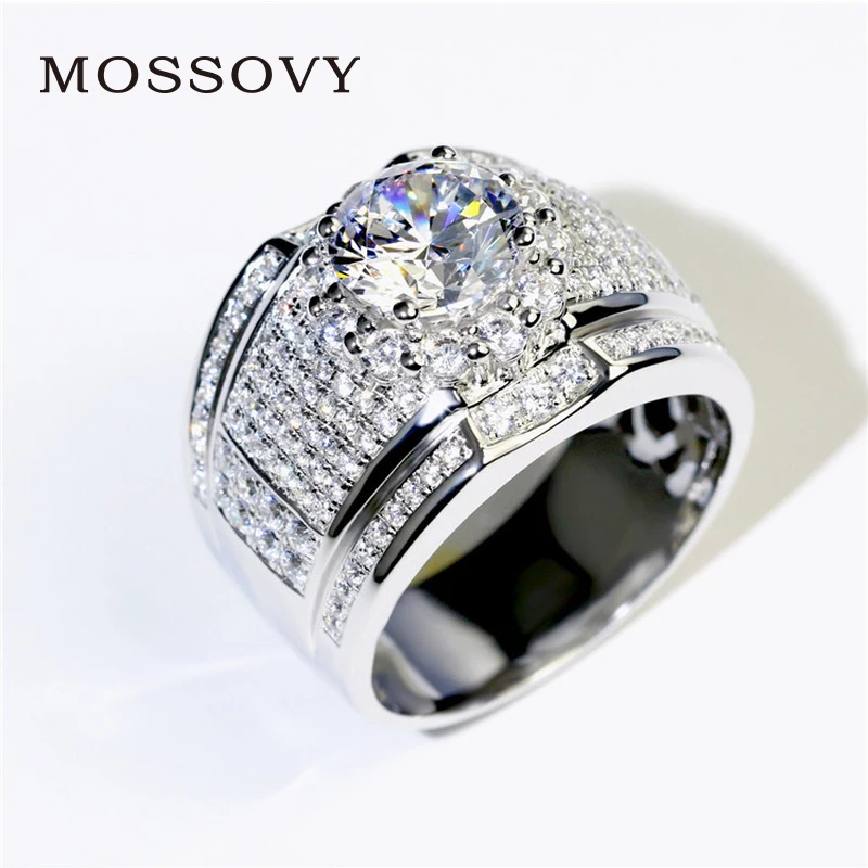 Mossovy Geometric Cubic Zirconia Silver Rings for Women Fashion Fashion Rhinestone Wedding Rings for Women Jewelry Anillos Mujer
Mossovy Geometric Cubic Zirconia Silver Rings for Women Fashion Fashion Rhinestone Wedding Rings for Women Jewelry Anillos Mujer