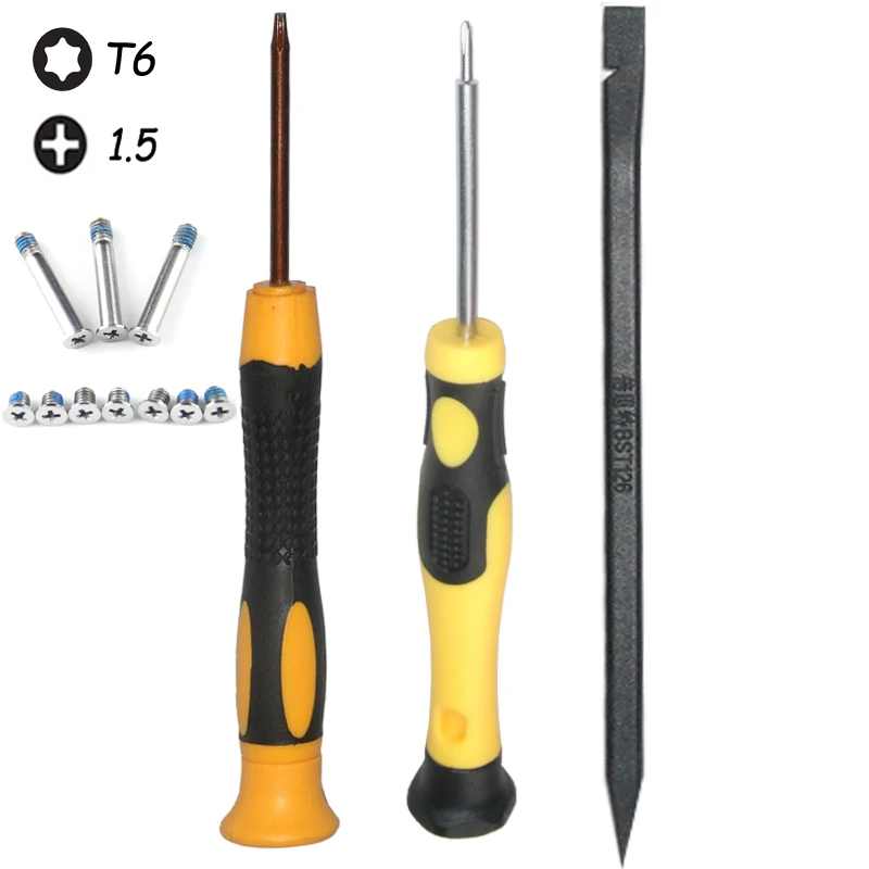 Phillips #000 1.5 Screwdriver T6 Torx Screw driver ESD Spudger Repair for MacBook Unibody A1278 Bottom Case Screws Teardown tool
Phillips #000 1.5 Screwdriver T6 Torx Screw driver ESD Spudger Repair for MacBook Unibody A1278 Bottom Case Screws Teardown tool