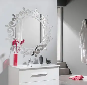 New style Acrylic Mirror laciness wall stickers Entranceway ceiling round mirror decoration Home DIY art wall decor
New style Acrylic Mirror laciness wall stickers Entranceway ceiling round mirror decoration Home DIY art wall decor