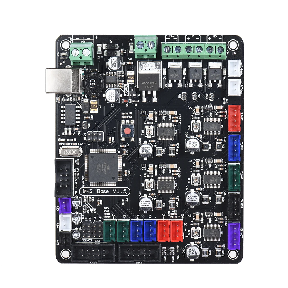 3D Printer Integrated Motherboard MKS Base V1.5 Control Board Compatible with Mega 2560 Ramps1.4 3D Printer Parts
3D Printer Integrated Motherboard MKS Base V1.5 Control Board Compatible with Mega 2560 Ramps1.4 3D Printer Parts