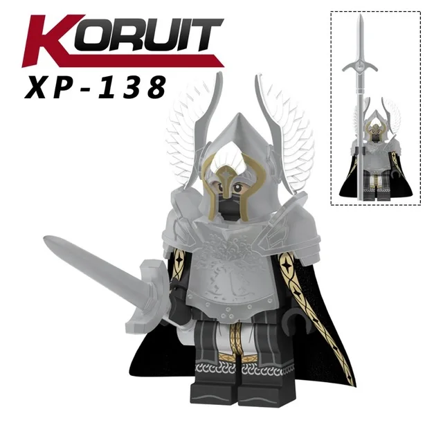 50pcs XP138 Fountain Guard Action Figure Soldier of Gondor Knight Spear Sword Building Blocks Bricks Toys
50pcs XP138 Fountain Guard Action Figure Soldier of Gondor Knight Spear Sword Building Blocks Bricks Toys