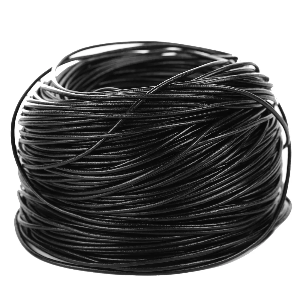 2 Meters Solid Round 2.5mm Black Genuine/Real Leather Cord Braiding String for Jewelry Making
2 Meters Solid Round 2.5mm Black Genuine/Real Leather Cord Braiding String for Jewelry Making