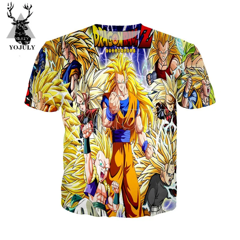 YOJULY Unisex 3d Print t shirt Dragon Ball Goku 3D Anime Harajuku O-Neck T-Shirt Men Women Fashion Casual Streetwear Tshirt SN24
YOJULY Unisex 3d Print t shirt Dragon Ball Goku 3D Anime Harajuku O-Neck T-Shirt Men Women Fashion Casual Streetwear Tshirt SN24