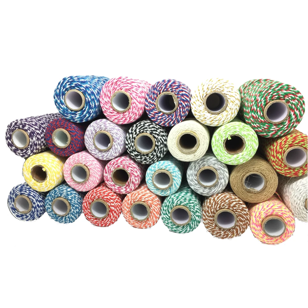 ZERZEEMOOY 8ply 1~1.5mm 100yard/spool Cotton Bakers Twine Mix Baker's Twine Gift Packing Twine for Crafting craft 24 COLOUR
ZERZEEMOOY 8ply 1~1.5mm 100yard/spool Cotton Bakers Twine Mix Baker's Twine Gift Packing Twine for Crafting craft 24 COLOUR