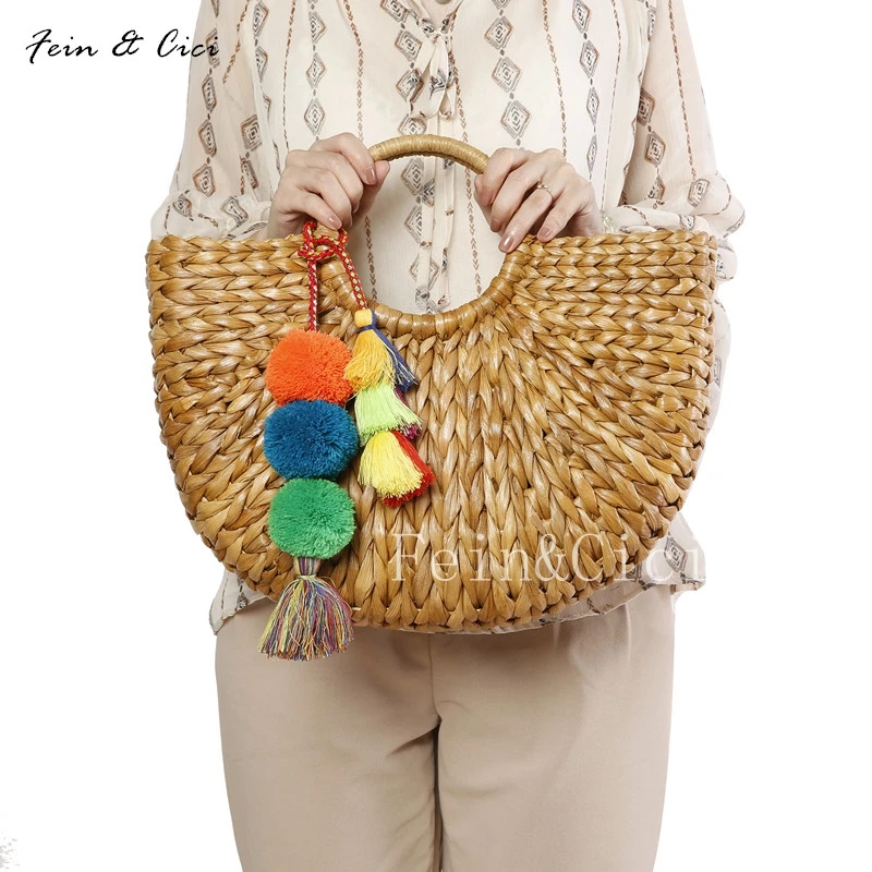beach-bag-straw-basket-totes-bag-bucket-large-big-summer-bags-with-tassels-pom-pom-women
