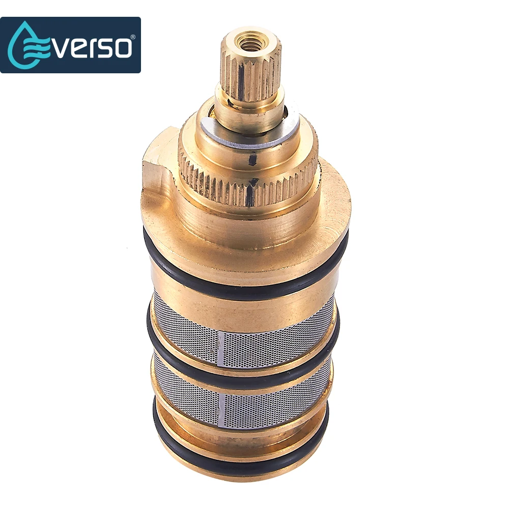 EVERSO Thermostatic valve spool copper faucet cartridge bath mixer tap shower mixing valve Adjust the Mixing Water Temperature
EVERSO Thermostatic valve spool copper faucet cartridge bath mixer tap shower mixing valve Adjust the Mixing Water Temperature
