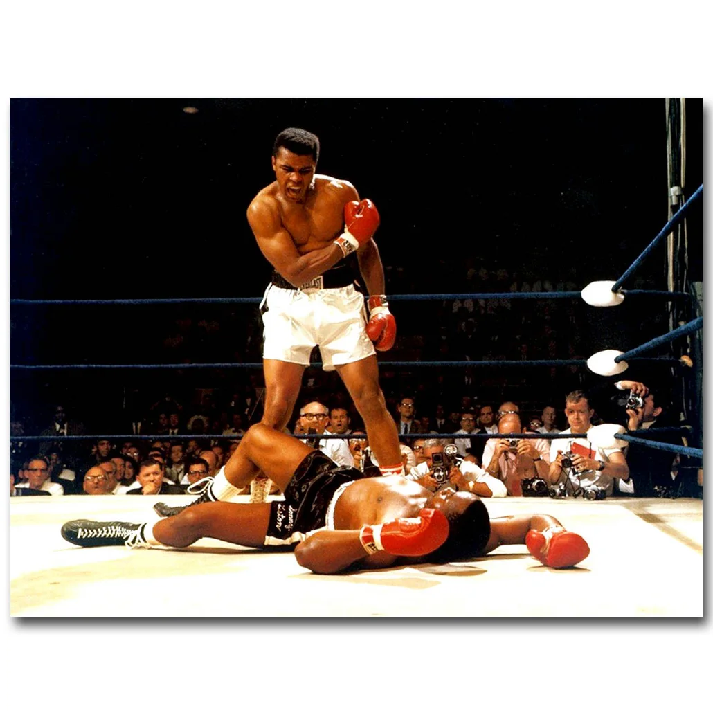 Muhammed Ali The King of Boxing Art Silk Fabric Poster 13x18 24x32 inch Boxing Sport Pictures for Living Room Wall Decor 018
Muhammed Ali The King of Boxing Art Silk Fabric Poster 13x18 24x32 inch Boxing Sport Pictures for Living Room Wall Decor 018