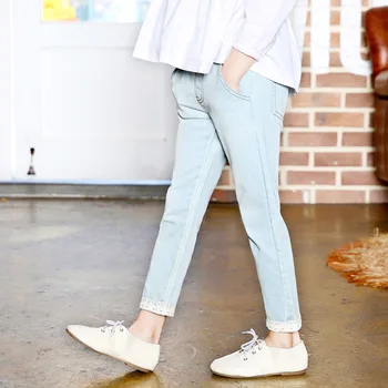 2016 New Arrival spring autumn girls jeans Children's clothes baby kids long pants trousers for 3-12Y 3620
2016 New Arrival spring autumn girls jeans Children's clothes baby kids long pants trousers for 3-12Y 3620