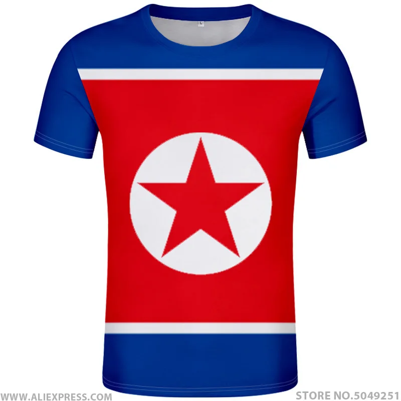 NORTH KOREA t shirt diy free custom made name number prk t-shirt nation flag kp korean country DPRK college print photo clothing
NORTH KOREA t shirt diy free custom made name number prk t-shirt nation flag kp korean country DPRK college print photo clothing