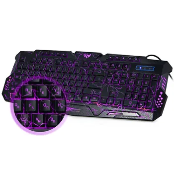 Vococal USB Wired Russian English LED Backlit Gaming Gamer Keyboard Keypad for Computer PC OverWatch w/ Similar Mechanical Feel
Vococal USB Wired Russian English LED Backlit Gaming Gamer Keyboard Keypad for Computer PC OverWatch w/ Similar Mechanical Feel