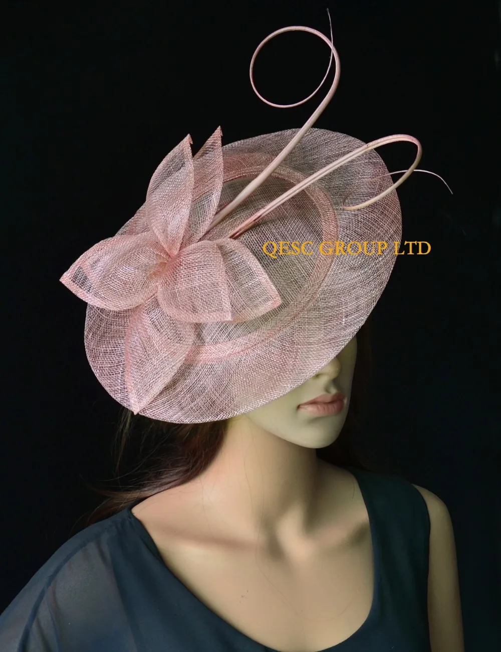 Wholesale NEW Blush pink big Elegant Sinamay fascinator hat with long ostrich spine kentucky derby ,wedding party
Wholesale NEW Blush pink big Elegant Sinamay fascinator hat with long ostrich spine kentucky derby ,wedding party