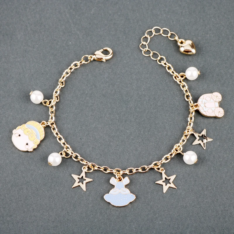 dongsheng Movie Princess Dress Star Bracelet Cinderella Bracelet Pumpkin Carriage Pendants Bangles Charms Women Girl Bracelets
dongsheng Movie Princess Dress Star Bracelet Cinderella Bracelet Pumpkin Carriage Pendants Bangles Charms Women Girl Bracelets