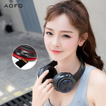 AOFO Bluetooth Headphone Over Ear,Lightweight & Foldable Wired/Wireless Stereo Headset with mic for Cell Phone/TV/PC
AOFO Bluetooth Headphone Over Ear,Lightweight & Foldable Wired/Wireless Stereo Headset with mic for Cell Phone/TV/PC