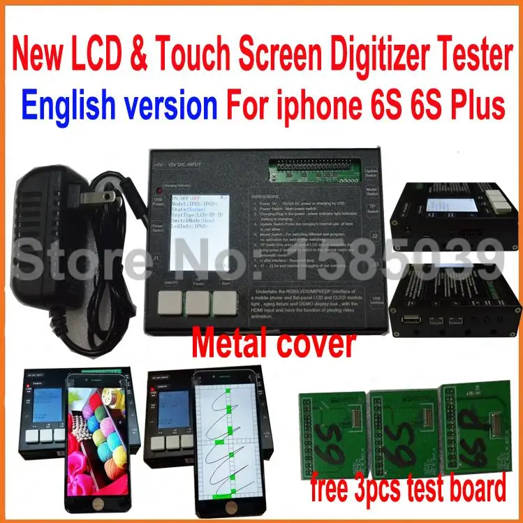 2016 Hot sale ! English Version LCD display & Digitizer Touch screen panel Tester test board for iphone 6S 6S plus 6SP
2016 Hot sale ! English Version LCD display & Digitizer Touch screen panel Tester test board for iphone 6S 6S plus 6SP