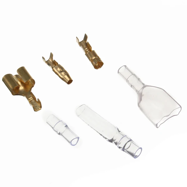 140 Pcs Male Female Double Motorcycle Car Bullet 3.9 mm Connector Set Terminals Insulation Cover Electrical Equipment
140 Pcs Male Female Double Motorcycle Car Bullet 3.9 mm Connector Set Terminals Insulation Cover Electrical Equipment
