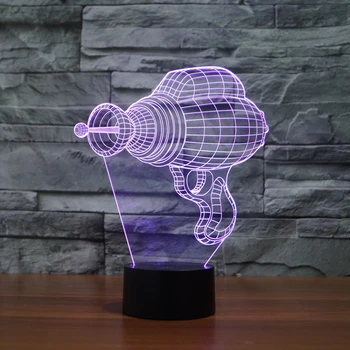 LED electric drills Model Lamp 3D Hammer Drill Power Drill Illusion Light Acrylic Touch Night Lamp for Bedroom Industry Decor 
LED electric drills Model Lamp 3D Hammer Drill Power Drill Illusion Light Acrylic Touch Night Lamp for Bedroom Industry Decor