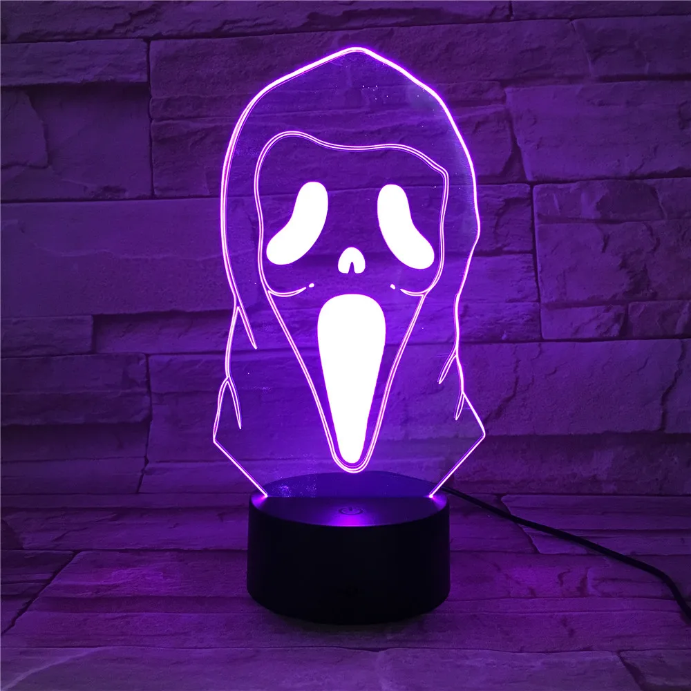 Remote Control Halloween Grimace 3D Light 7/16 Colors Change Illusion Table Lamp Battery USB Powered Children LED Lamp for Gift
Remote Control Halloween Grimace 3D Light 7/16 Colors Change Illusion Table Lamp Battery USB Powered Children LED Lamp for Gift