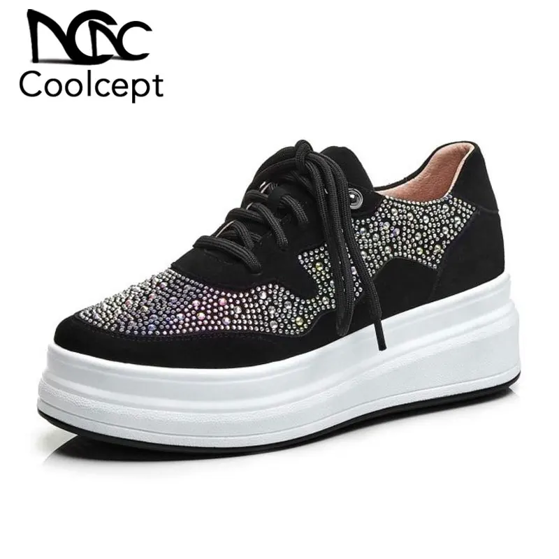 Coolcept Real Leather 2019 New Brand Shoes Women Fashion Platform Casual Daily Vulcanized Shoes Heeled Footwear Size 34-39
Coolcept Real Leather 2019 New Brand Shoes Women Fashion Platform Casual Daily Vulcanized Shoes Heeled Footwear Size 34-39
