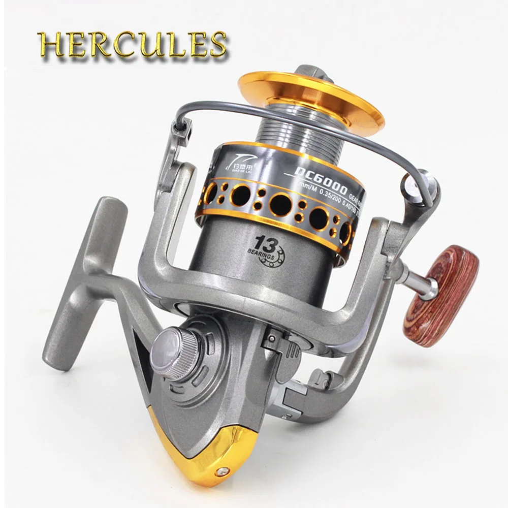 Hercules 2 Colors 13 BB 5.2:1 Surf Casting Reel Long Shot Sea Fishing Reels Cast Wheel Spinning Fish Reel 1000-7000 Series
Hercules 2 Colors 13 BB 5.2:1 Surf Casting Reel Long Shot Sea Fishing Reels Cast Wheel Spinning Fish Reel 1000-7000 Series