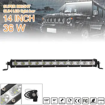 14 Inch 36W 6000K 1800LM Waterproof Car LED Strip Work Light Bar Single Row Off Road Led Lights for Jeeps / SUV /Motorcycles
14 Inch 36W 6000K 1800LM Waterproof Car LED Strip Work Light Bar Single Row Off Road Led Lights for Jeeps / SUV /Motorcycles