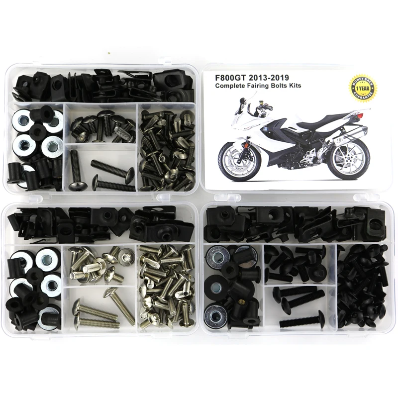 For BMW F800GT 2013 2014 2015 2016 2017 2018 2019 Motorcycle Complete Full Fairing Bolt Kit Bodywork Covering Screws Nuts Steel
For BMW F800GT 2013 2014 2015 2016 2017 2018 2019 Motorcycle Complete Full Fairing Bolt Kit Bodywork Covering Screws Nuts Steel
