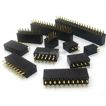 Free shipping 120PCS 2.54mm 2 X 12 Pin Gold-plated Double Row Straight Female Pin Header ROHS
Free shipping 120PCS 2.54mm 2 X 12 Pin Gold-plated Double Row Straight Female Pin Header ROHS