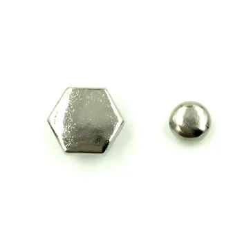 30 Sets New Silver Tone Hexagonal Spike Garment Rivets Studs Spots Crafts Making 12x11mm
30 Sets New Silver Tone Hexagonal Spike Garment Rivets Studs Spots Crafts Making 12x11mm