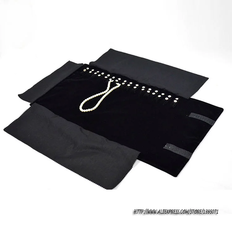 Superior Velvet Necklace Storage Bag Bracelet Travel Bag Foldable Soft Jowelry Pouch Roll Portable Display Bag All Black
Superior Velvet Necklace Storage Bag Bracelet Travel Bag Foldable Soft Jowelry Pouch Roll Portable Display Bag All Black