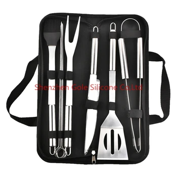 90pcs/10Set Stainless Steel Barbecue Grilling Tools Set BBQ Utensil Accessories Camping Outdoor Cooking Tools Kit with Carry Bag
90pcs/10Set Stainless Steel Barbecue Grilling Tools Set BBQ Utensil Accessories Camping Outdoor Cooking Tools Kit with Carry Bag