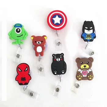 27Kind Style Cute Cartoon Retractable Creative Plastic Badge Holder Reel Student Nurse Exhibition Enfermera Name Card Chest card
27Kind Style Cute Cartoon Retractable Creative Plastic Badge Holder Reel Student Nurse Exhibition Enfermera Name Card Chest card