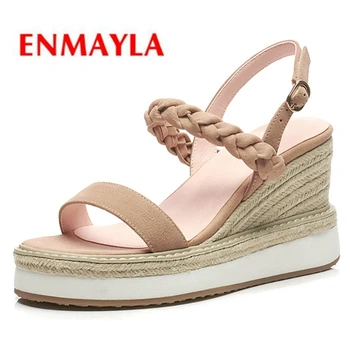 ENMAYLA High Heels Sandals Women Kid Suede Basic Casual Woman Sandals 2020 Summer Buckle Strap Sandals Size 34-40 LY1102
ENMAYLA High Heels Sandals Women Kid Suede Basic Casual Woman Sandals 2020 Summer Buckle Strap Sandals Size 34-40 LY1102