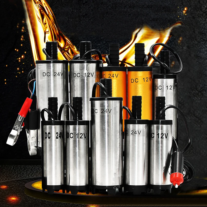 12V 24V DC Electric Submersible Pump For Pumping Diesel Oil Water Aluminum Alloy/steel Shell 12L/24L min Fuel Transfer Pum
12V 24V DC Electric Submersible Pump For Pumping Diesel Oil Water Aluminum Alloy/steel Shell 12L/24L min Fuel Transfer Pum