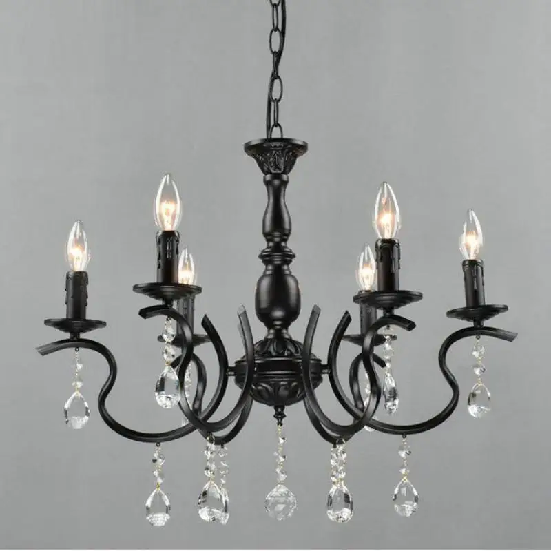 European Style Living Room Crystal Chandelier Simple Modern Candle Lamp Art Bedroom Room Dining Room 3/5/6/8Head Hanging Lamp
European Style Living Room Crystal Chandelier Simple Modern Candle Lamp Art Bedroom Room Dining Room 3/5/6/8Head Hanging Lamp