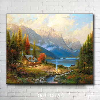 classical Thomas house forest mountain landscape canvas printings oil painting printed on canvas wall art decoration pictures
classical Thomas house forest mountain landscape canvas printings oil painting printed on canvas wall art decoration pictures